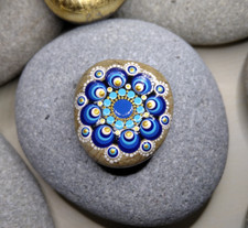 Mandala stein blau gebraucht kaufen  Friedrichshafen