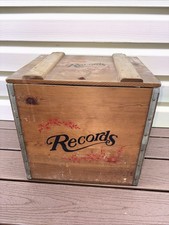 Vtg records wooden for sale  Huntingdon Valley