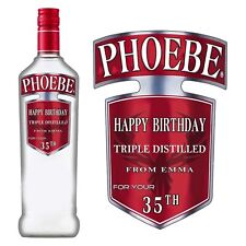Personalised sticker label for sale  HARROW