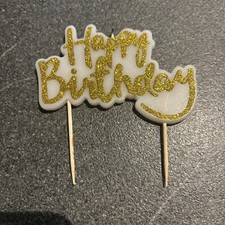 Happy birthday tortenkerze gebraucht kaufen  Uslar