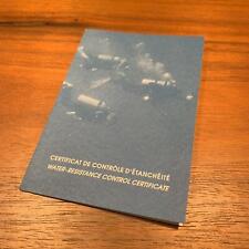 Usado, Roger Dubuis Official international control and repair certificate  comprar usado  Enviando para Brazil