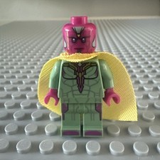 Lego Avengers Vision minifigura testa ponto amarelo 76103 76067 Marvel, usado comprar usado  Enviando para Brazil
