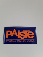 Autocollant vintage paiste d'occasion  Loon-Plage