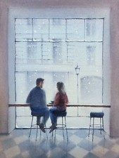 Riginales gemälde aquarell gebraucht kaufen  Berlin