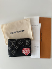 Louis Vuitton Portfel Smukły x Nigo DŻINS/SKÓRA Monogram Czarny NOWY na sprzedaż  PL