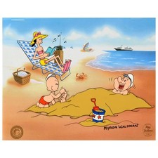 Celular de animação pintado à mão Myron Waldman A Day At The Beach #d assinado à mão, usado comprar usado  Enviando para Brazil