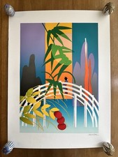 Lithographie originale jardin d'occasion  Saint-Germain-en-Laye