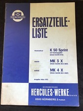 Ersatzteilliste hercules k50 gebraucht kaufen  Kulmbach