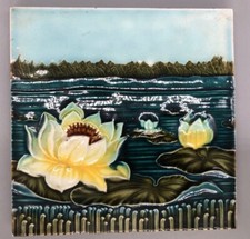 Jugendstil fliese seerose gebraucht kaufen  Darmstadt
