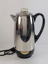 Cafeteira Farberware aço inoxidável 142 SuperFast 12 xícaras ouro #2, usado comprar usado  Enviando para Brazil