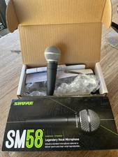 Microfone Shure SM58 dinâmico profissional estúdio e desempenho ao vivo usado comprar usado  Enviando para Brazil