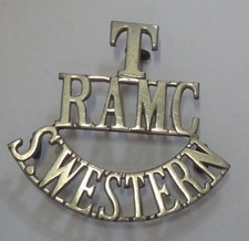 metal shoulder titles for sale  NEWTON ABBOT