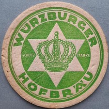Bierdeckel hofbräu würzburg gebraucht kaufen  Deutschland