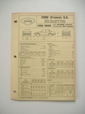 Fiche technique expert d'occasion Fiche technique expert d'occasion  France