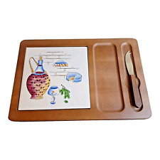 Teak tile cheese for sale  SWANSEA
