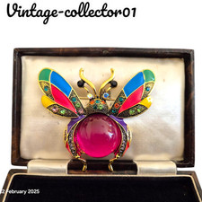 Large enamel brooch for sale  NEWTOWN