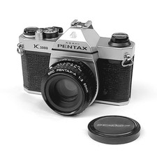 Linda câmera Pentax K-1000 recondicionada com lente 50mm f2, estado EX++ comprar usado  Enviando para Brazil