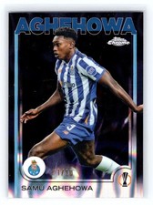 Topps Cromo UCC 2024-25 - Samu Aghehowa FC Porto Negro Lava /10 segunda mano  Embacar hacia Mexico