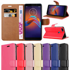 Capa carteira de couro flip fólio suporte visão para celular Motorola Moto E6 Play comprar usado  Enviando para Brazil