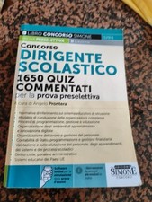 Concorso dirigente scolastico usato  Pozzuoli