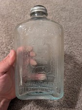 Usado, Garrafa de água de vidro rara antiga GE General Electric geladeira Hemingray #17   comprar usado  Enviando para Brazil