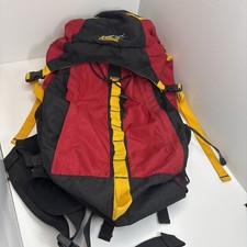 Mochila de caminhada Mountainsmith 105° 50L vermelha, preta, amarela viagem de acampamento comprar usado  Enviando para Brazil