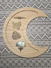 Escolha um broche vintage - Venda! - Pin Alpaca Albalone Incl Unakite Scarab assinado comprar usado  Enviando para Brazil