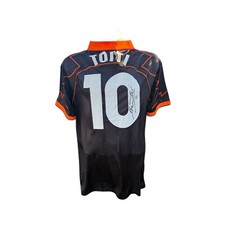 Camisa AS Roma 1999-2000 assinada à mão Francesco Totti - Itália - Certificado de autenticidade - Prova de foto comprar usado  Enviando para Brazil