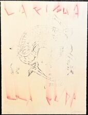 Omar galliani litografia usato  Arcisate
