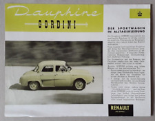 Renault dauphine gordini for sale  BOURNE