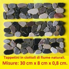 Ciottoli fiume tappetini. usato  Rozzano