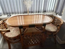 Vintage bamboo bistro for sale  DUMFRIES
