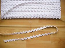 2 m Zackenlitze  Zickzackband aus Baumwolle 10 mm verschiedene Farben, usado comprar usado  Enviando para Brazil
