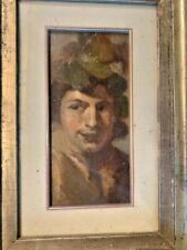 Dipinto ritratto giovane usato  Canelli