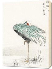 Obraz 50x70cm White-naped Crane, Kashu Vintage do Salonu na sprzedaż  PL