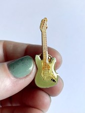 Green guitar pin for sale  KINGSTON UPON THAMES