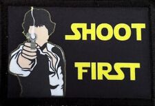 Usado, Patch moral Han Solo "Shoot First" Star Wars. comprar usado  Enviando para Brazil