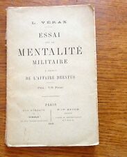 Affaire dreyfus mentalite d'occasion  Saint-Mathieu-de-Tréviers