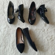 Pairs black patent for sale  ABERYSTWYTH