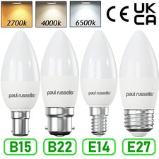 Vela de LED parafuso pequeno E14 lâmpadas 25w 40w 60w baioneta B22 B15 parafuso E27 luz do dia, usado comprar usado  Enviando para Brazil