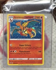 Pokemon Sword & Shield Promo SWSH075 Special Delivery Charizard Holo na sprzedaż  Wysyłka do Poland