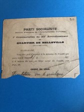 Papier ancien parti d'occasion  Yzeure