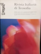 Rivista italiana teosofia usato  Italia