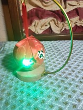 Luzes piscando bola vermelha com luvas enfeite de Natal leitura comprar usado  Enviando para Brazil
