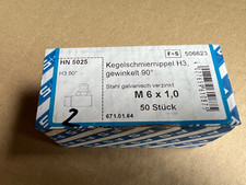Kegelschmiernippel m6x10mm gew gebraucht kaufen  Lotte
