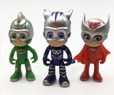 PJ Masks Turbo Explosión Gato Niño Gekko Owlette Casco Plateado Booster Figuras segunda mano  Embacar hacia Argentina