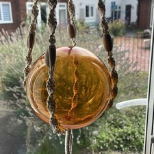 Amber glass fishing for sale  NORTH SHIELDS