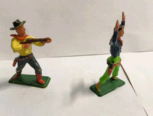 Coppia soldatini cowboy usato  Savigliano