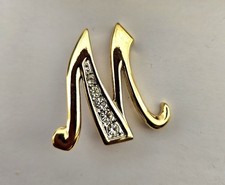Goldtone letter brooch for sale  FARNBOROUGH
