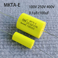 Capacitor de filme de poliéster metalizado axial MKTA áudio 100/250/400V 0,1~100uF comprar usado  Enviando para Brazil